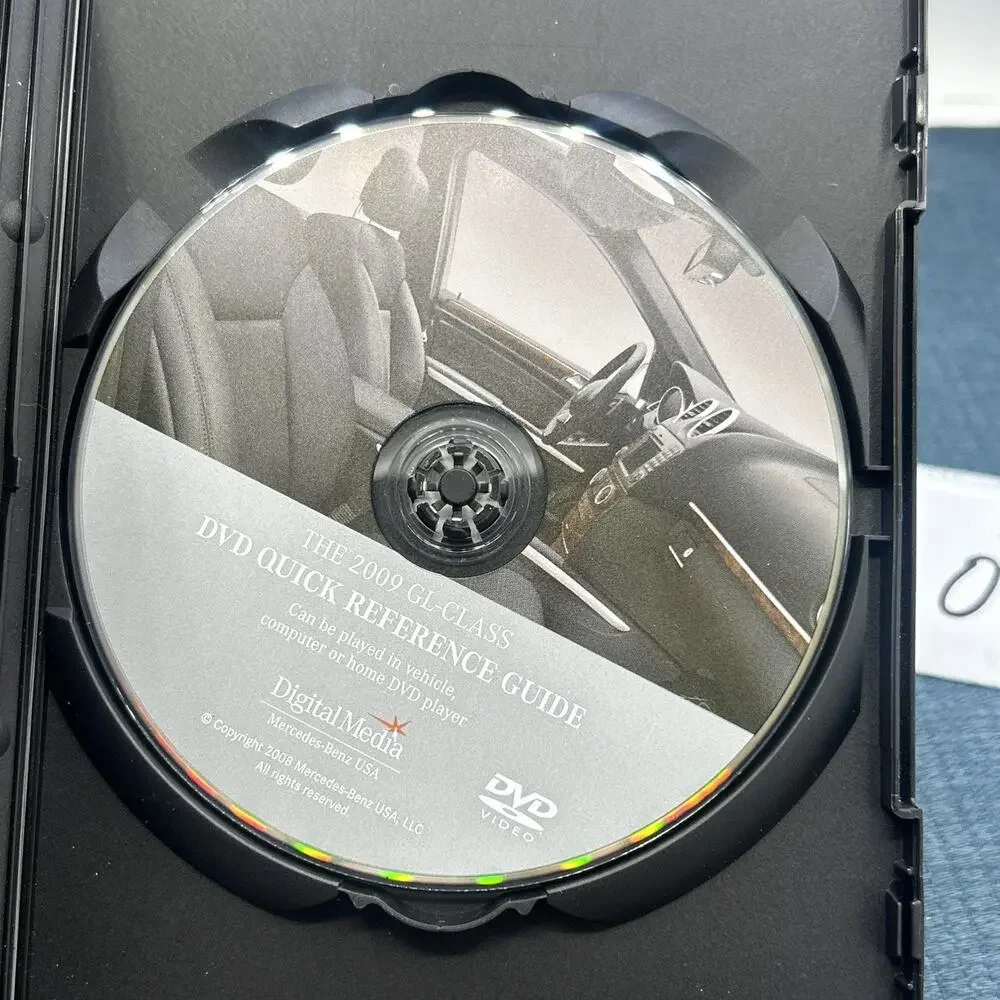 2009 MERCEDES BENZ GL-Class GL Class Quick Reference Guide DVD CD NEW OEM 09